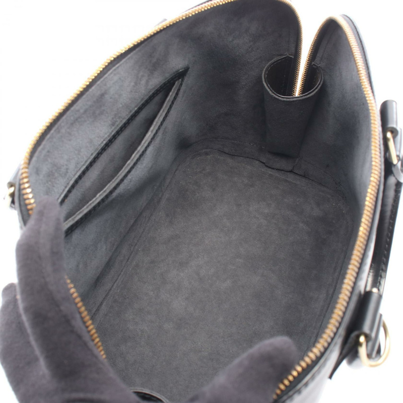 路易威登 Alma 手提包，拉鍊款，M52142，Epi 皮革，黑色，二手女士款-2