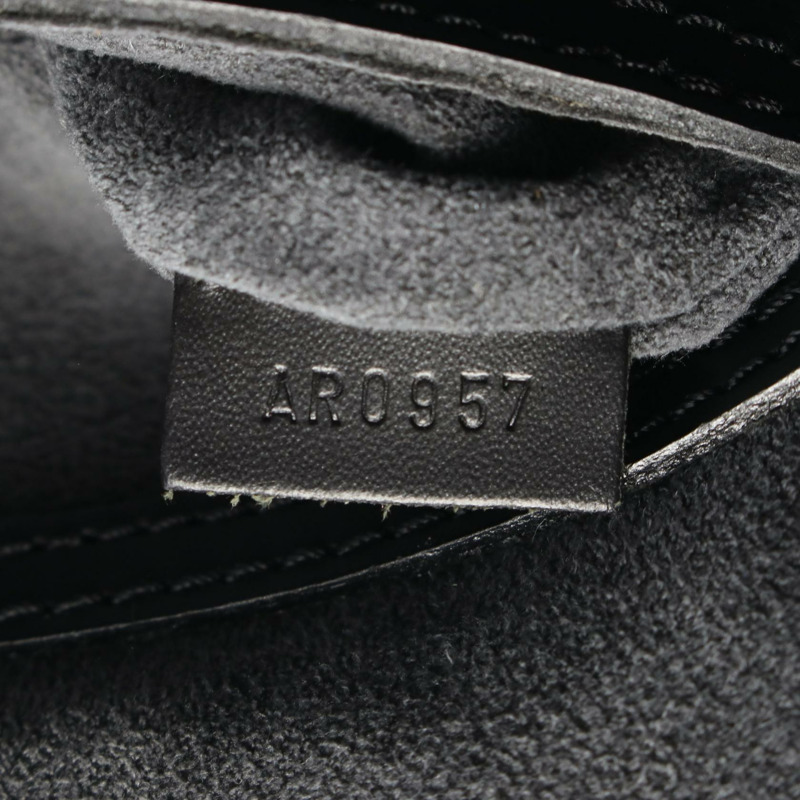 路易威登 Alma 手提包，拉鍊款，M52142，Epi 皮革，黑色，二手女士款-4