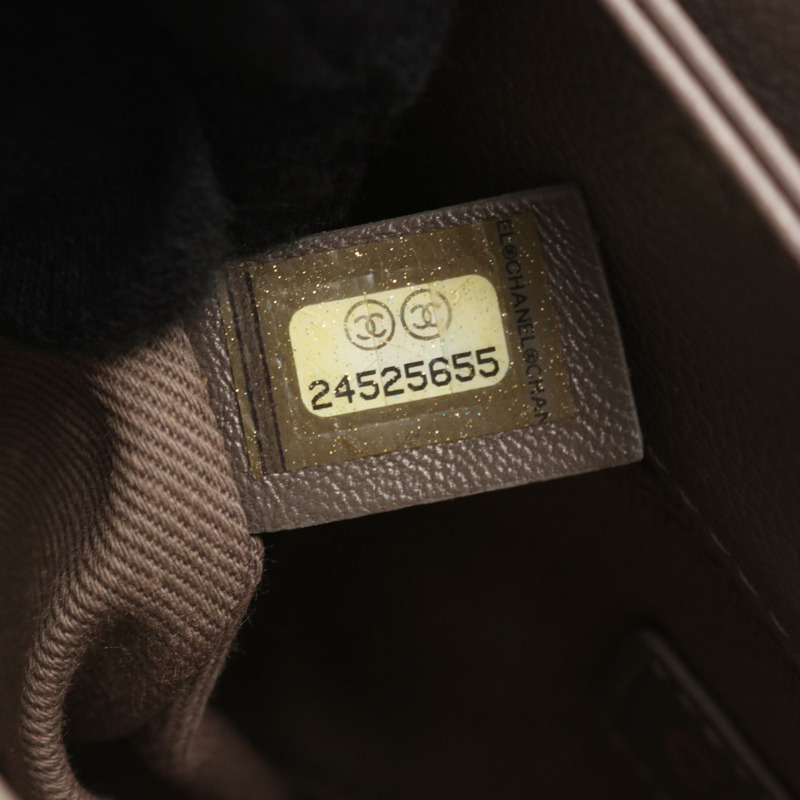 香奈兒 (CHANEL) Matelasse 斜挎單肩包 A93460 皮革灰色二手女士-4