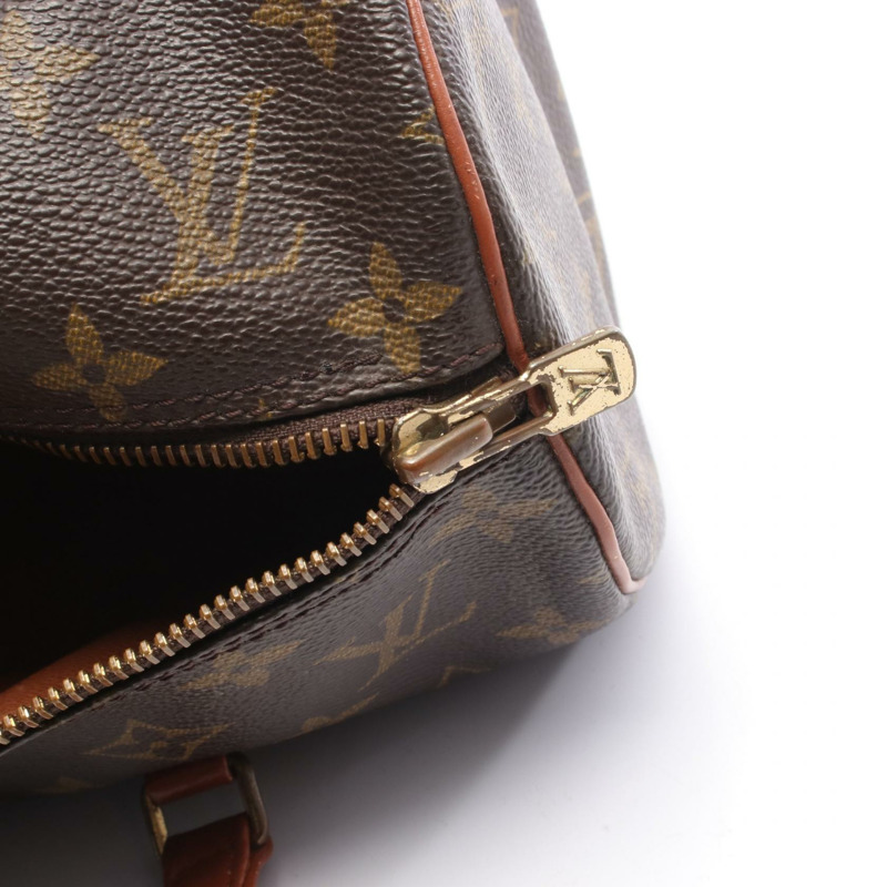 路易威登 Papillon 30 舊式單肩背包 M51365 Monogram 皮革 棕色 LV-6