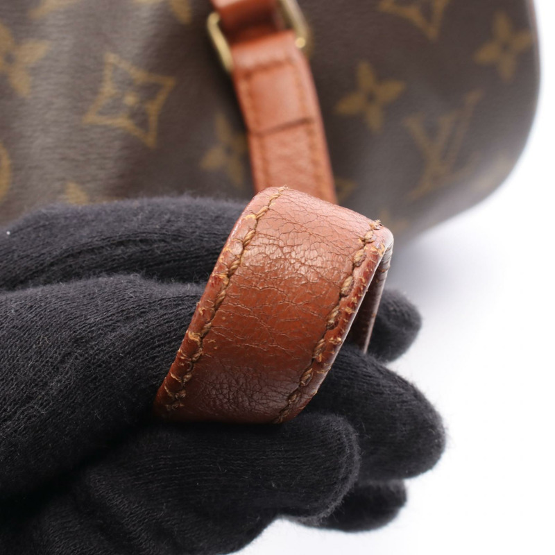 路易威登 Papillon 30 舊式單肩背包 M51365 Monogram 皮革 棕色 LV-8