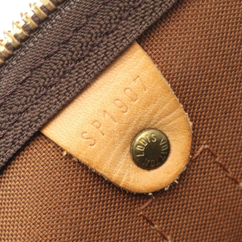 路易威登 Keepall 55 旅行手提包 M41424 Monogram 皮革 棕色 二手-4