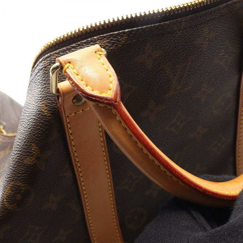 路易威登 Keepall 55 旅行手提包 M41424 Monogram 皮革 棕色 二手-9