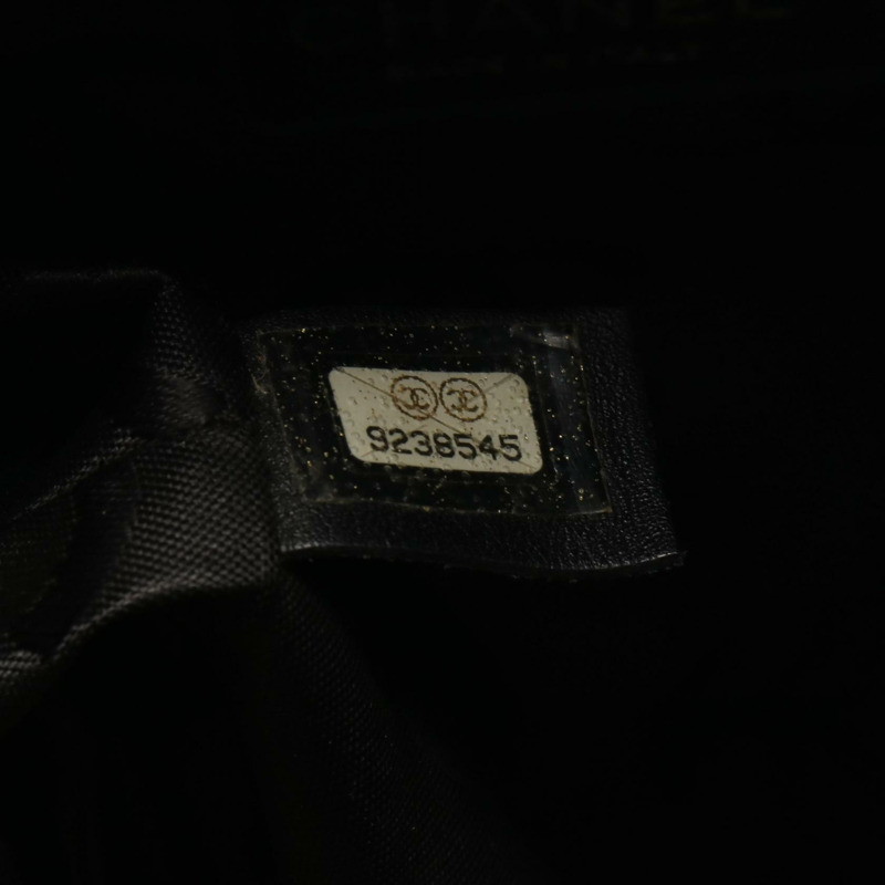 香奈兒 Cambon 系列大托特包 A25169 皮革 米色 黑色 SHW 二手 女士 CC-4