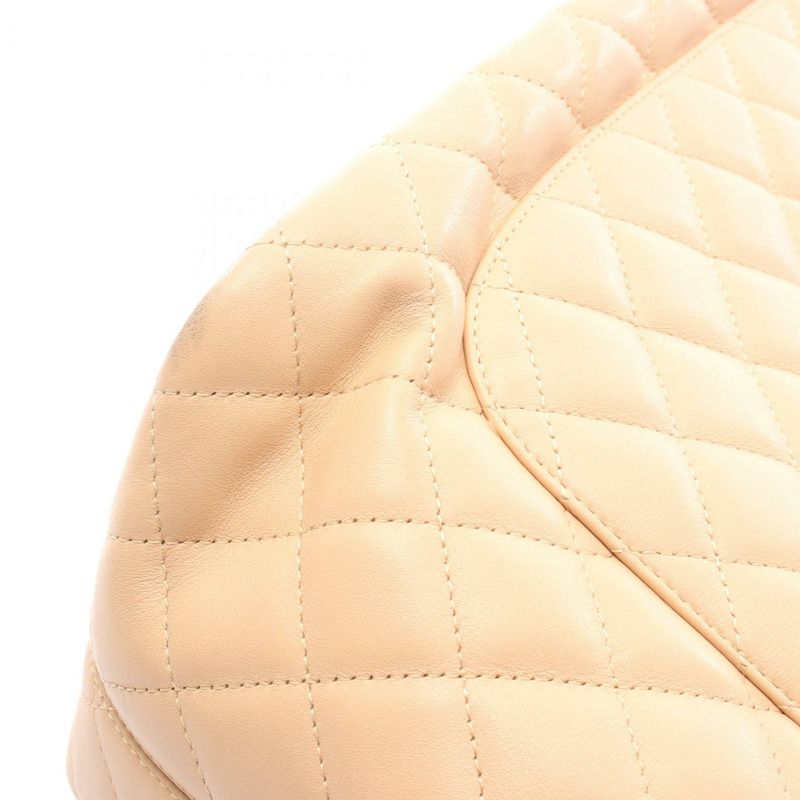 香奈兒 Cambon 系列大托特包 A25169 皮革 米色 黑色 SHW 二手 女士 CC-6