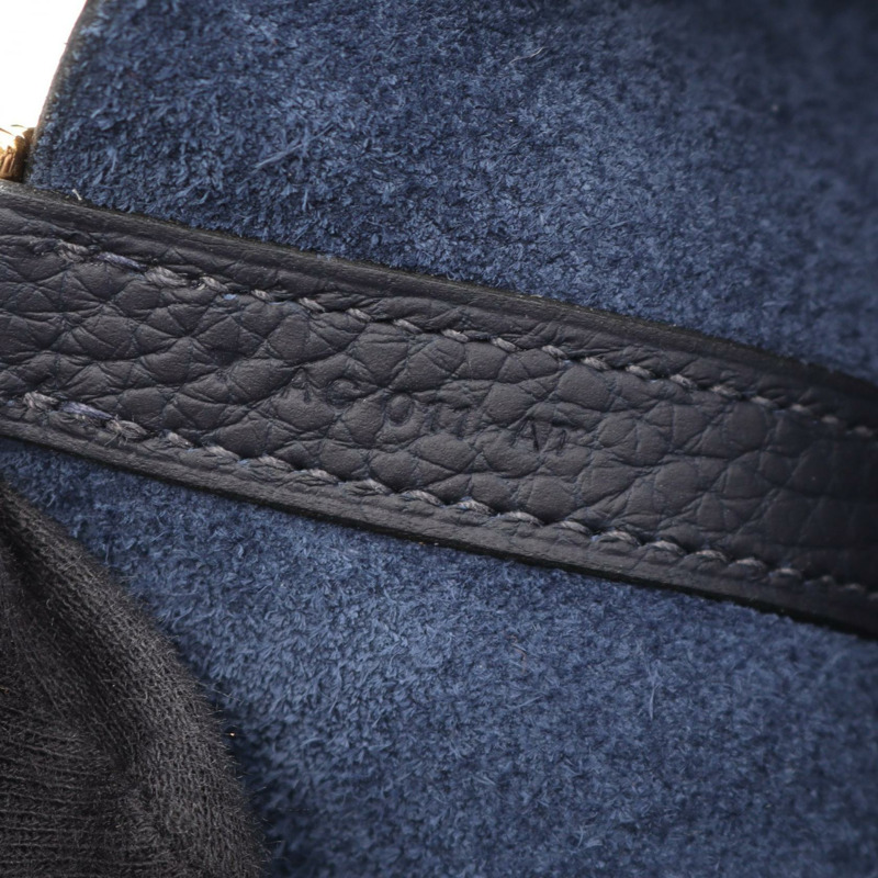 愛馬仕 Picotin Lock MM 手提包 Y Clemence 皮革海軍藍 nuit GHW 二手-4