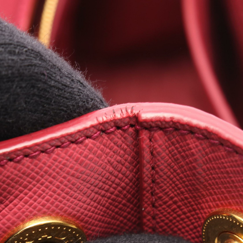 PRADA SAFFIANO LUX Galleria 肩挎斜背包 BN2863 粉紅色皮革 二手-4