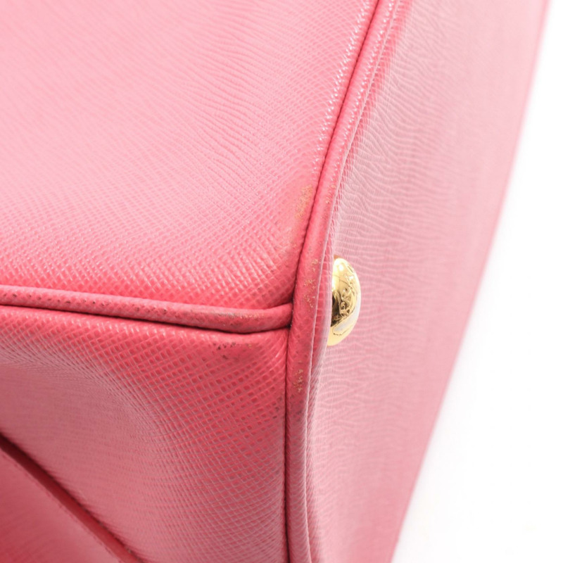 PRADA SAFFIANO LUX Galleria 肩挎斜背包 BN2863 粉紅色皮革 二手-8