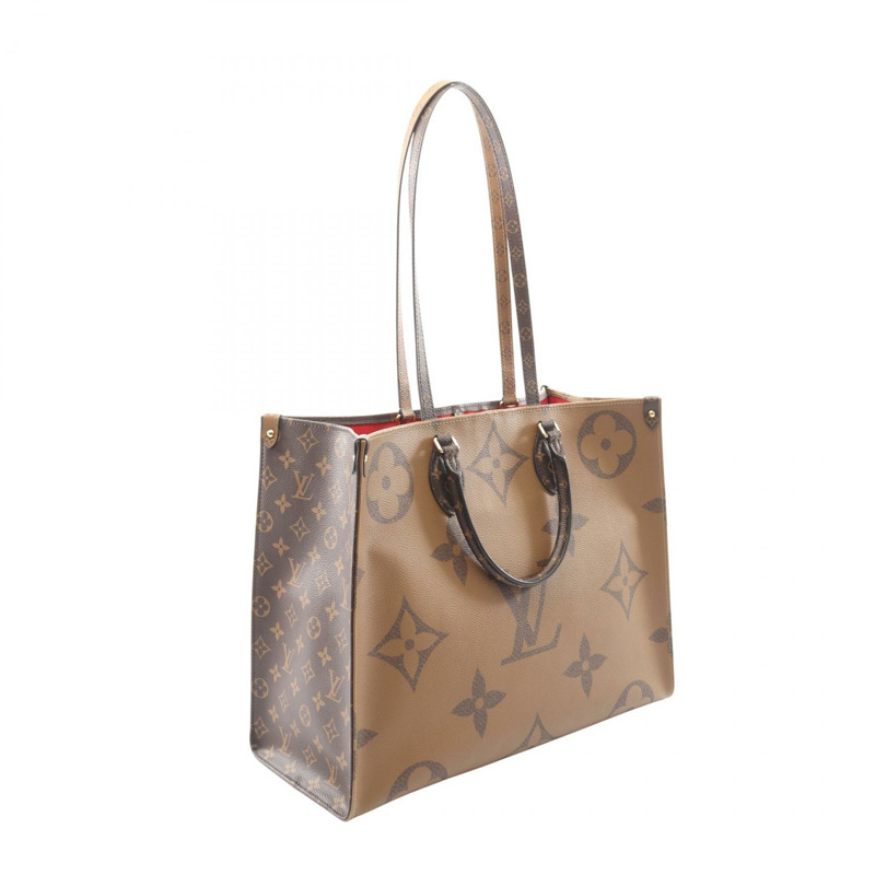 路易威登 On-the-go GM 手提單肩包 M44576 Monogram Giant 反面二手-1