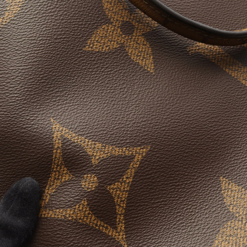 路易威登 On-the-go GM 手提單肩包 M44576 Monogram Giant 反面二手-6