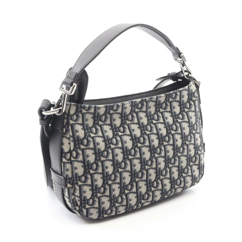 Christian Dior Saddle Mini Soft Oblique 肩背包 1ADH0024YKY 帆布 米色 CD-1