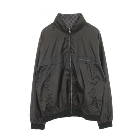 路易威登 Damier Grafitten 系列其他夾克，聚酯材質，黑色、灰色、灰色，二手男士款