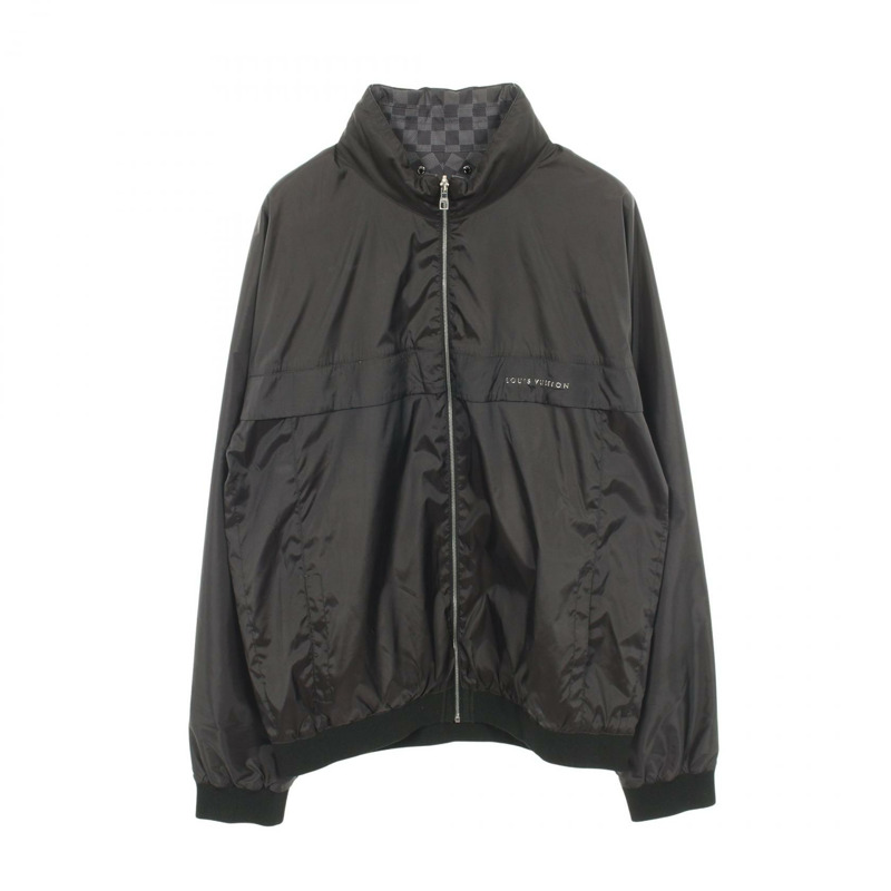 路易威登 Damier Grafitten 系列其他夾克,聚酯材質,黑色、灰色、灰色,二手男士款-0
