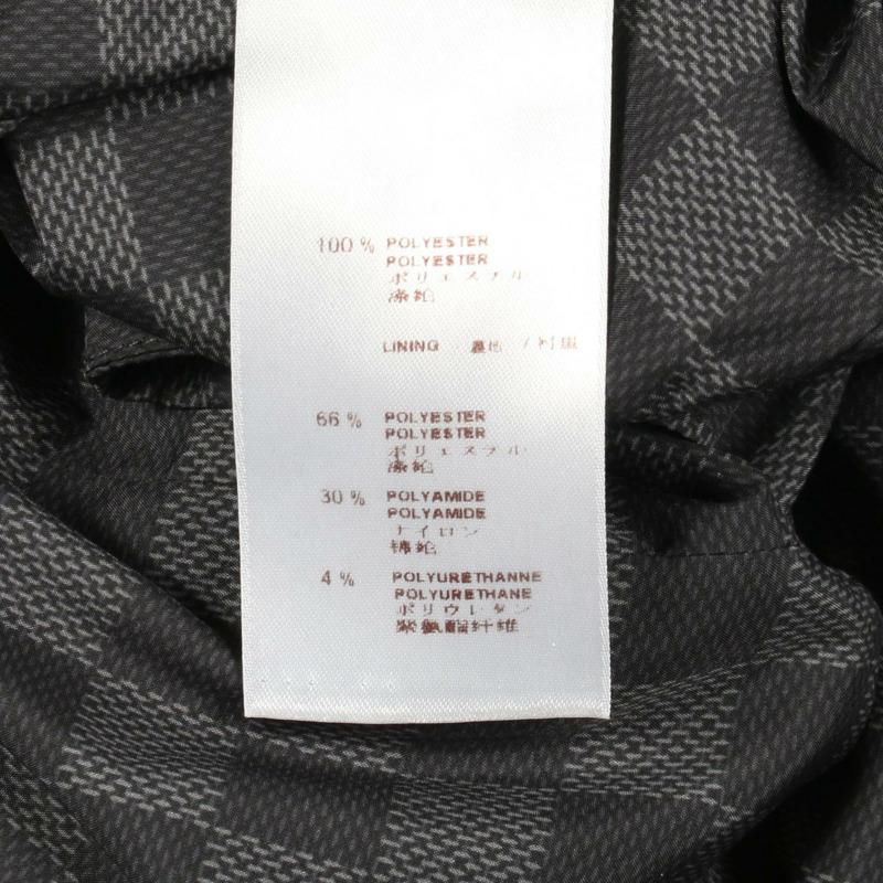路易威登 Damier Grafitten 系列其他夾克,聚酯材質,黑色、灰色、灰色,二手男士款-5