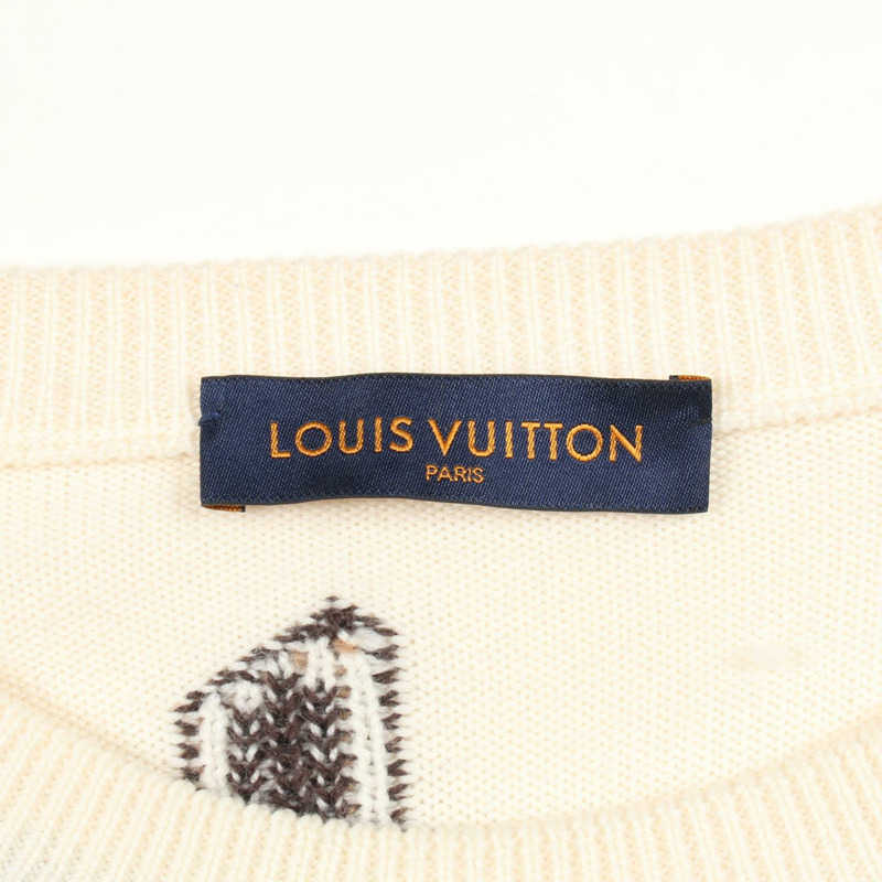 路易威登 x NBA 聯名款針織衫，RM212M，羊毛材質，白色、紅色、綠色，二手，男款 XL 碼-2