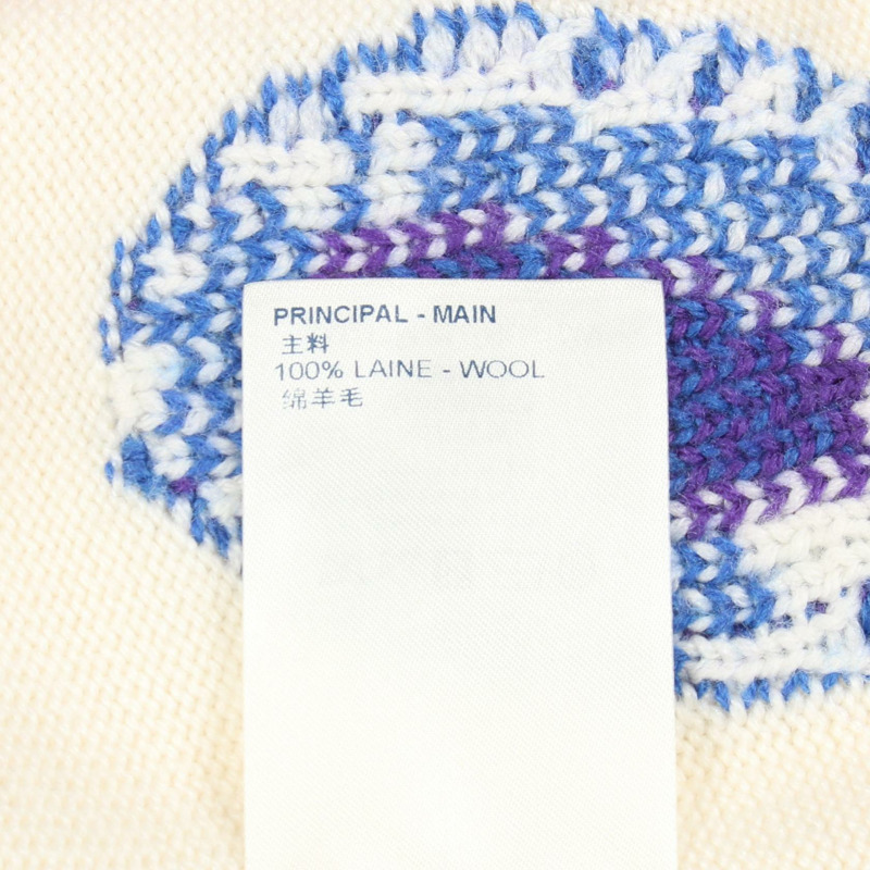 路易威登 x NBA 聯名款針織衫，RM212M，羊毛材質，白色、紅色、綠色，二手，男款 XL 碼-3