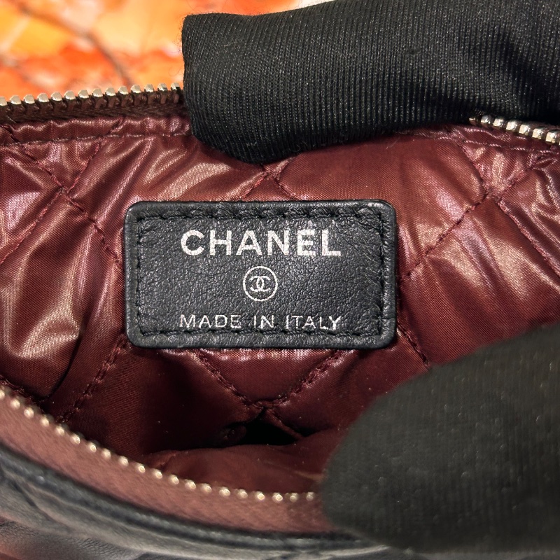 Chanel 經典 O 魚子醬皮革零錢包 17開-3