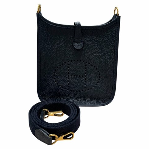 HERMES 愛馬仕 Evelyne16  BLEU NUIT 午夜藍 金扣