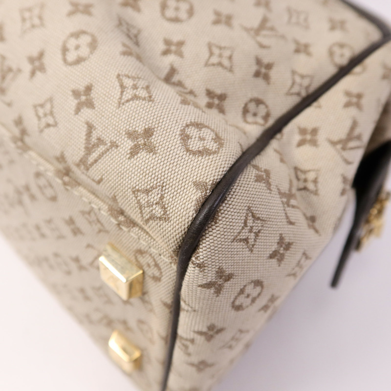 LOUIS VUITTON Monogram Mini Josephine GM金扣手挽袋-6