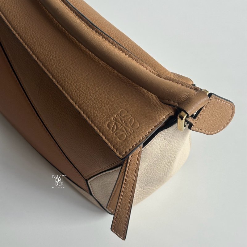 98新🫰🏻 Loewe 羅意威 Puzzle 拼色款 焦糖奶茶-5