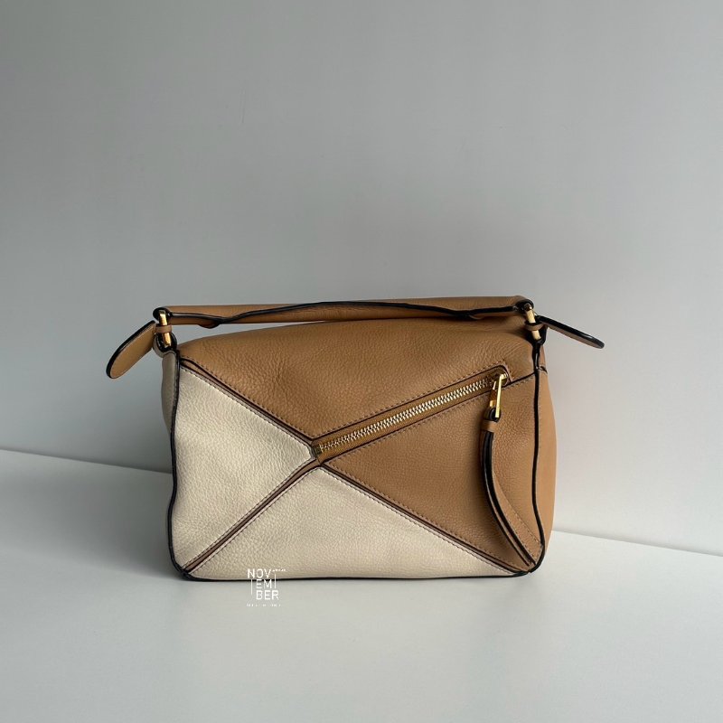 98新🫰🏻 Loewe 羅意威 Puzzle 拼色款 焦糖奶茶-6