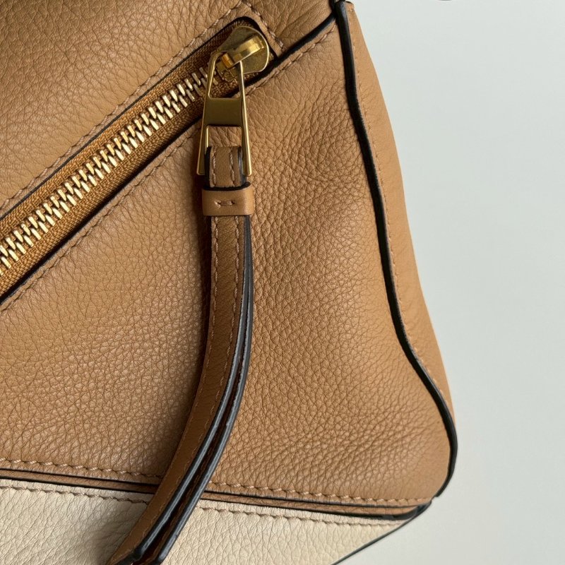 98新🫰🏻 Loewe 羅意威 Puzzle 拼色款 焦糖奶茶-9