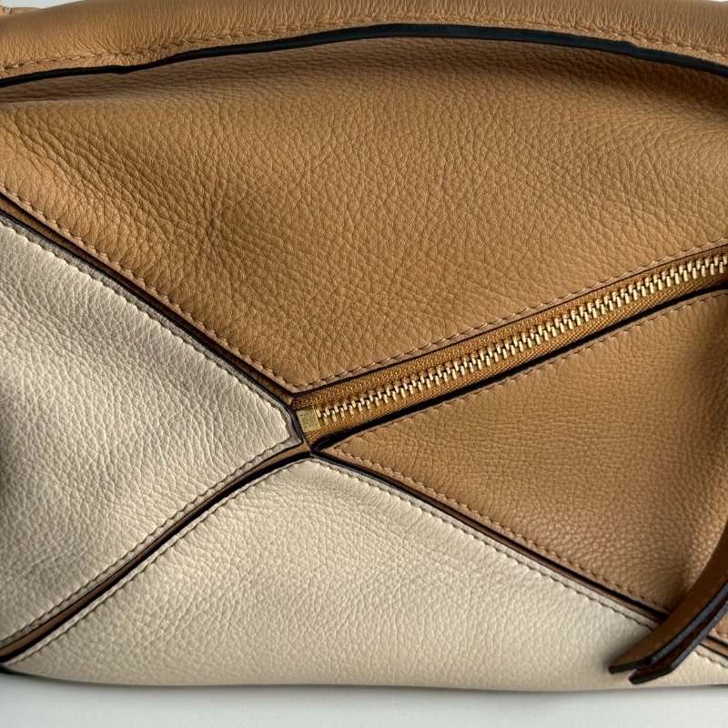 98新🫰🏻 Loewe 羅意威 Puzzle 拼色款 焦糖奶茶-12