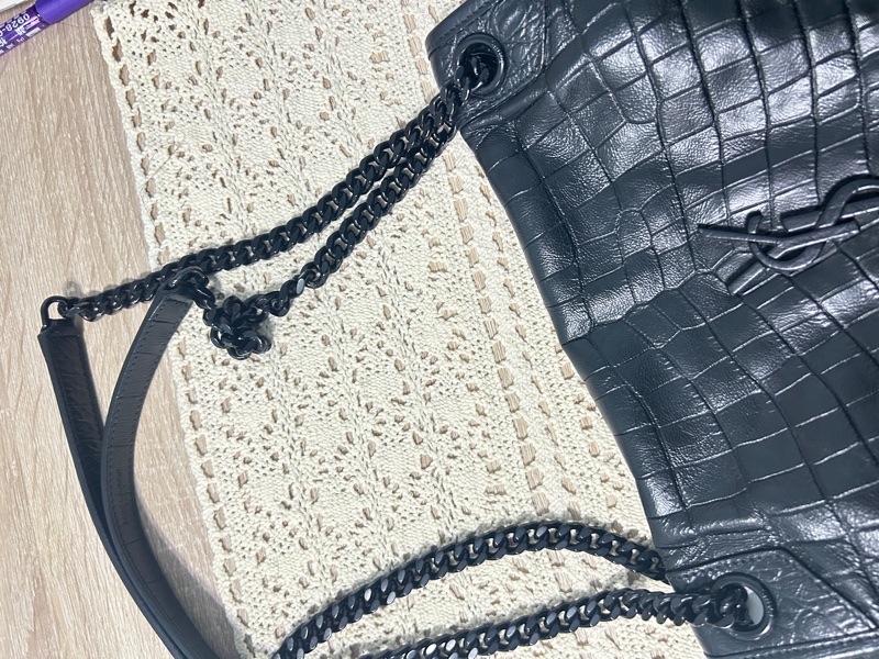 ［夢中情包］YSL niki medium 中號（黑魂版）-6