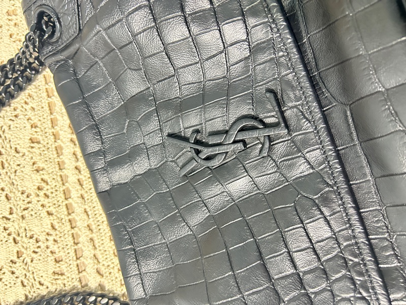 ［夢中情包］YSL niki medium 中號（黑魂版）-7