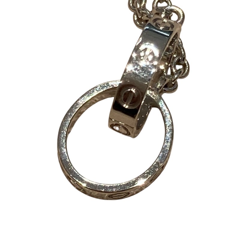 CARTIER 卡地亞 B7212500 BABY LOVE NECKLACE 18K 項鍊 WG-2