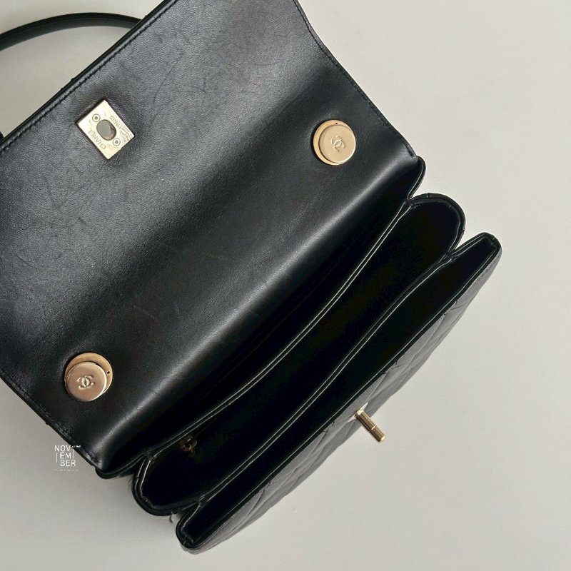 98新🖤 Chanel 香奈兒 Trendy CC 25cm 黑金-4