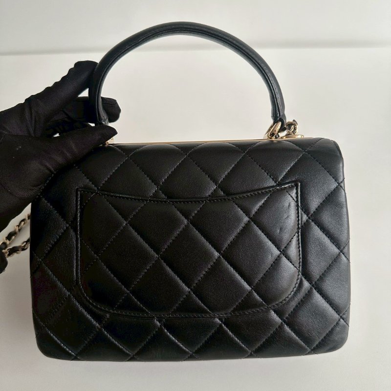 98新🖤 Chanel 香奈兒 Trendy CC 25cm 黑金-10