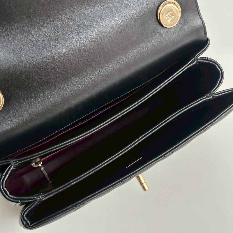 98新🖤 Chanel 香奈兒 Trendy CC 25cm 黑金-12