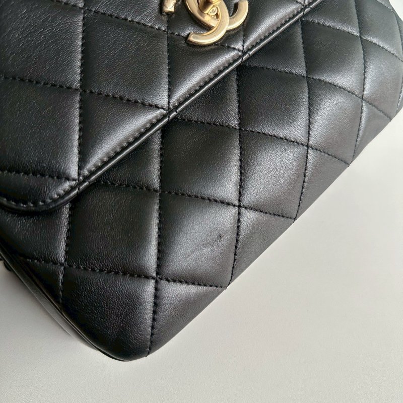 98新🖤 Chanel 香奈兒 Trendy CC 25cm 黑金-15