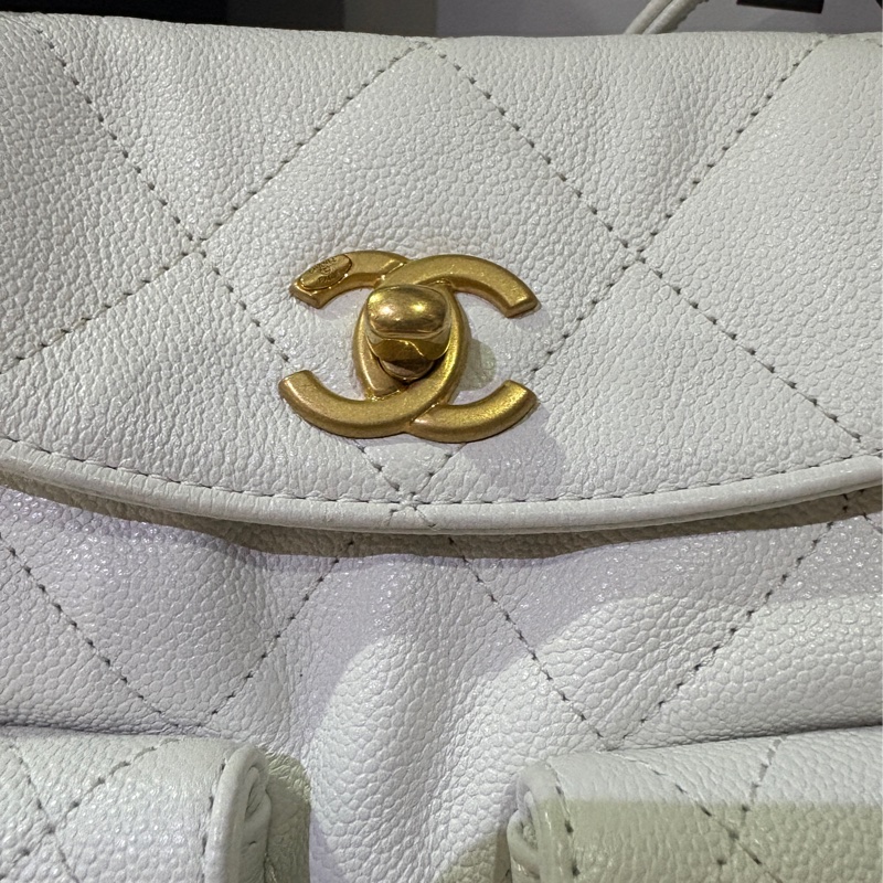 2025 Chanel 香奈兒 羊皮HOBO 雙口袋 郵差包-2