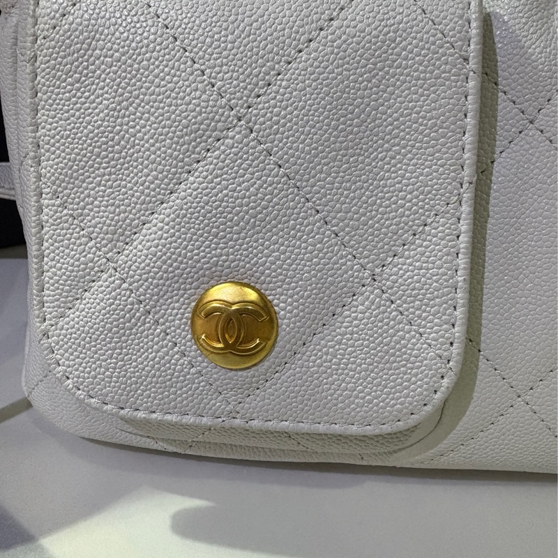 2025 Chanel 香奈兒 羊皮HOBO 雙口袋 郵差包-3