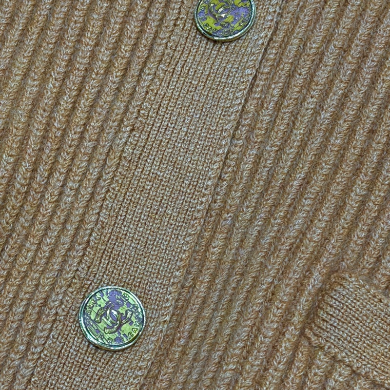 Chanel 香奈兒 21A浮雕袖子針織開襟衫 城堡系列-3