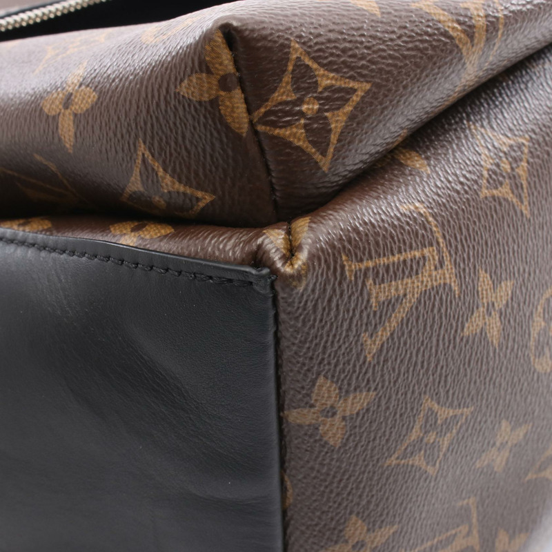 路易威登 Discovery 雙肩包 PM M46684 Monogram macassar 帆布 黑色二手-5