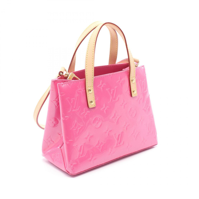 路易威登 Reade PM 手提包 M24028 漆皮霓虹粉紅 二手 女士 LV-1