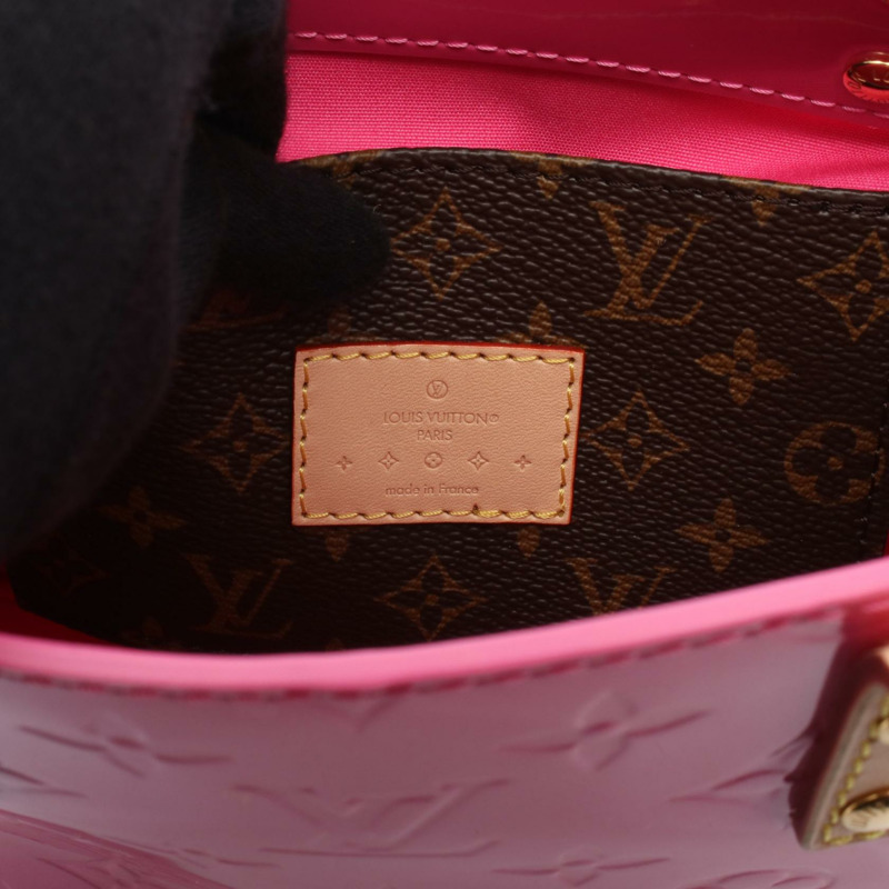 路易威登 Reade PM 手提包 M24028 漆皮霓虹粉紅 二手 女士 LV-3