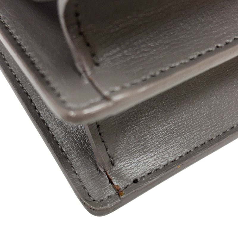 灰色 牛皮 Sunset 肩背包【SAINT LAURENT YSL 聖羅蘭 】 442906-13