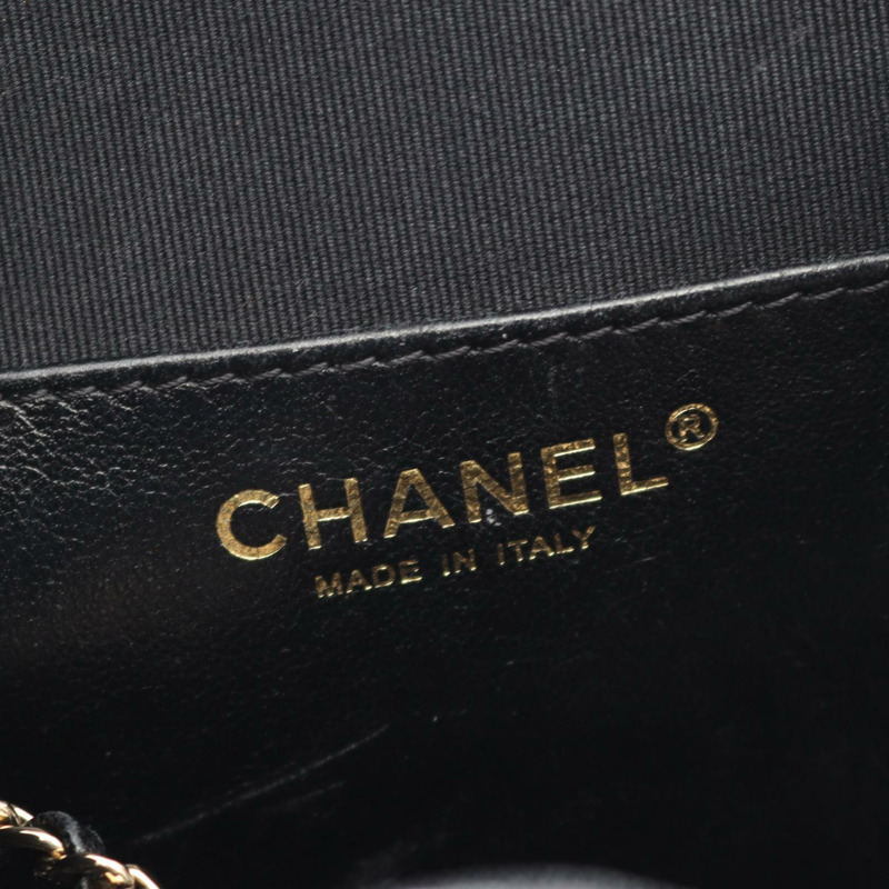 香奈兒 (CHANEL) Matelasse 雙肩包 A93748 羊皮 黑色 二手 GHW CC-3