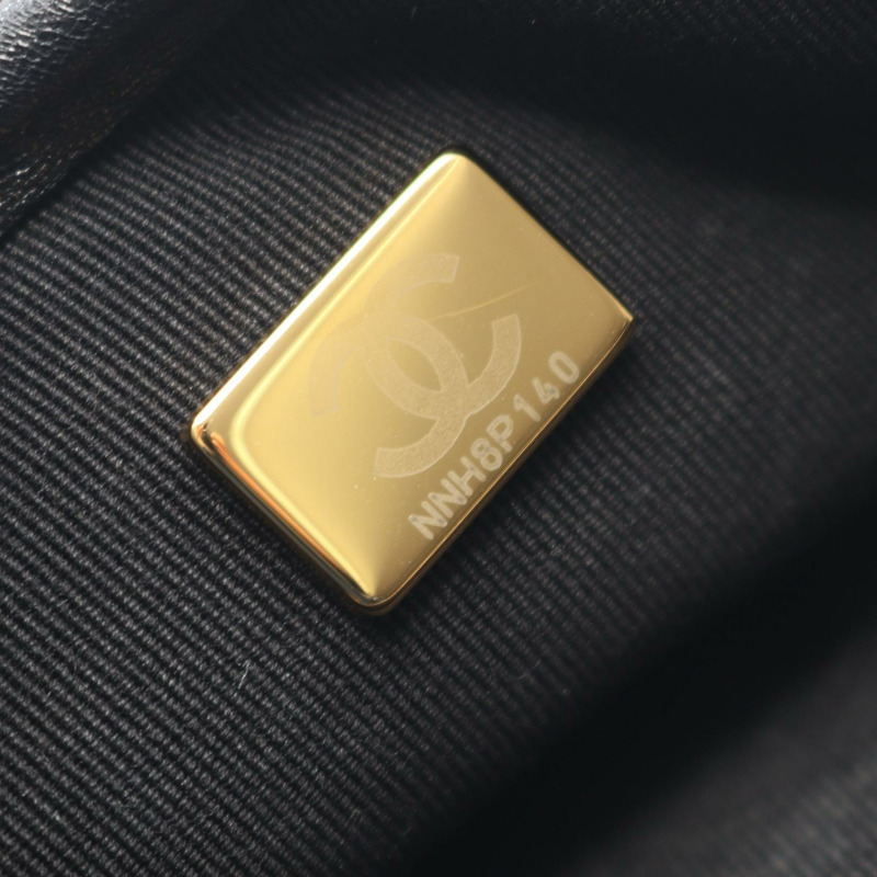 香奈兒 (CHANEL) Matelasse 雙肩包 A93748 羊皮 黑色 二手 GHW CC-4