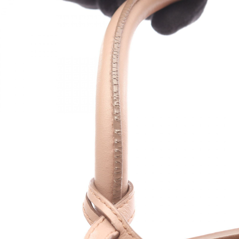 PRADA SAFFIANO CUIR C Monochrome 單肩手提包,粉紅色皮革,二手女款-9