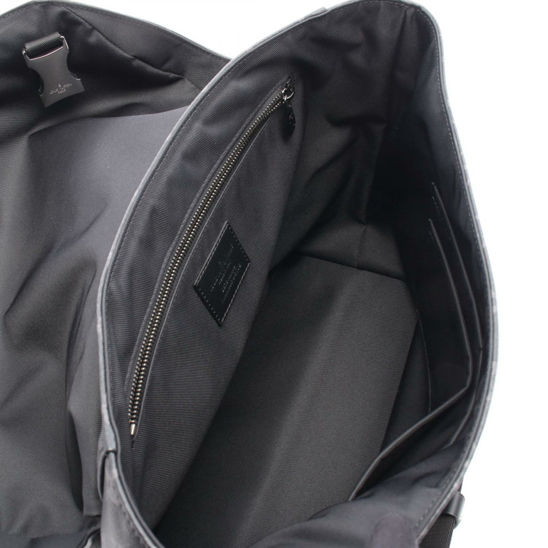 路易威登 Messenger Voyage MM 肩背包 M43276 Monogram Eclipse 黑色 LV-2