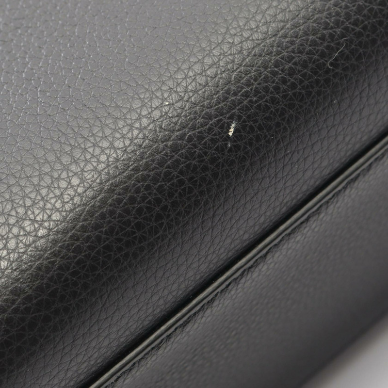 范思哲 (VERSACE) VIRTUS 手提單肩包,黑色真皮,二手女款-4