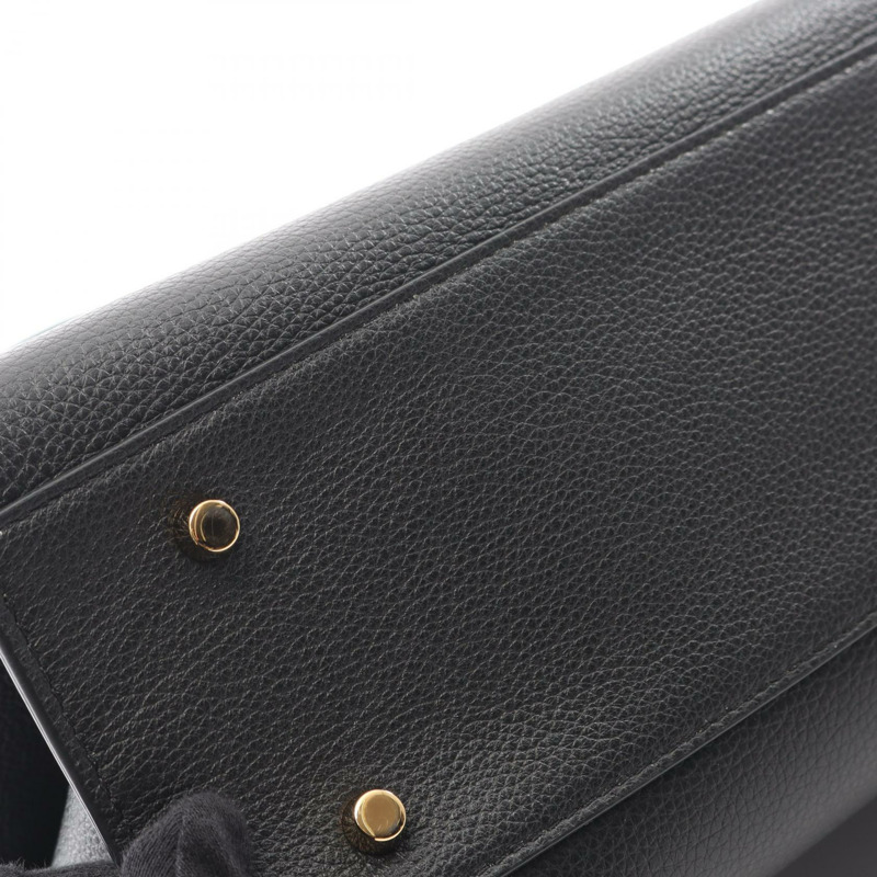 范思哲 (VERSACE) VIRTUS 手提單肩包,黑色真皮,二手女款-5