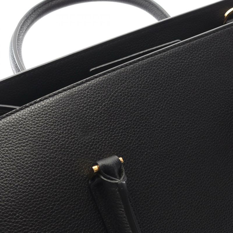 范思哲 (VERSACE) VIRTUS 手提單肩包,黑色真皮,二手女款-6