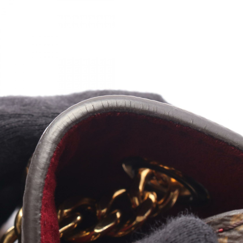 路易威登 Passy 肩背包 M45592 Monogram 帆布皮革 棕色 黑色 二手-6