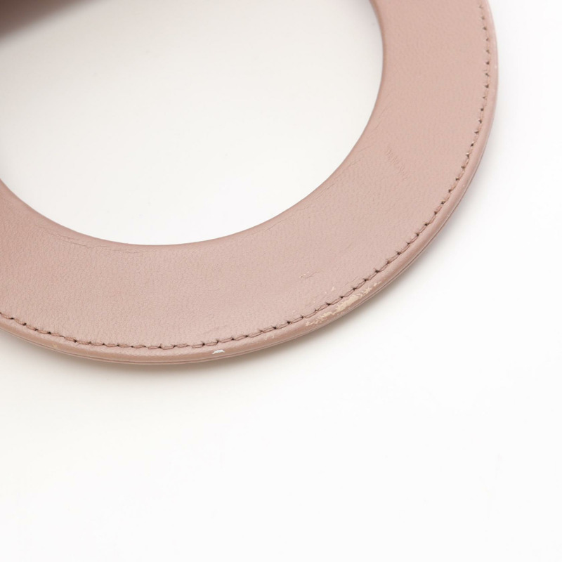 Dior Lady Dior 小單肩手提包,粉紅色皮革,二手女款-6